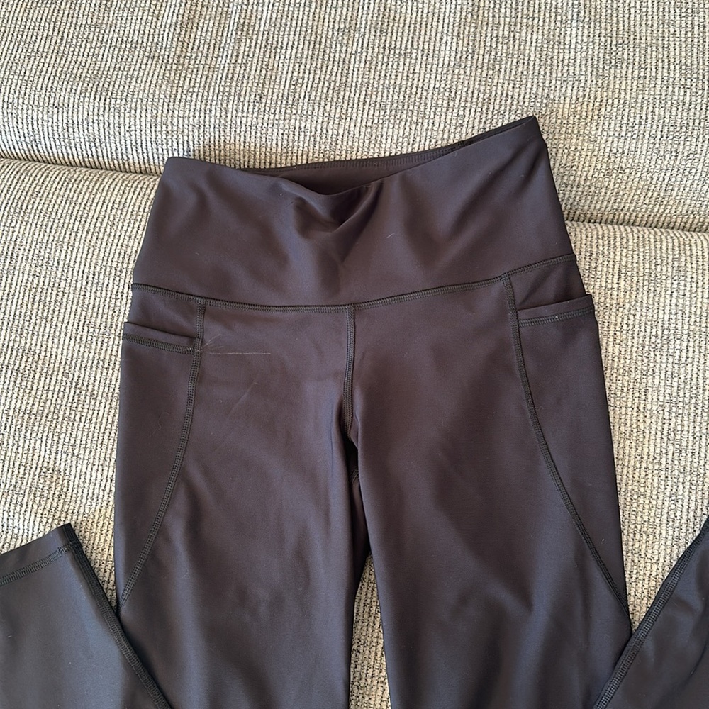 Old Navy Black High-Waisted Leggings - Picture 7 of 10